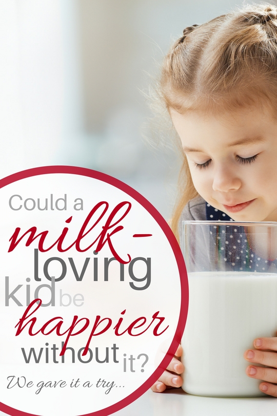 Would giving up dairy help my child with her sleep problems, moods, and more? After reading the book "Cure Your Child with Food", we decided to give it a shot. Here's what happened when we went dairy-free for two weeks.