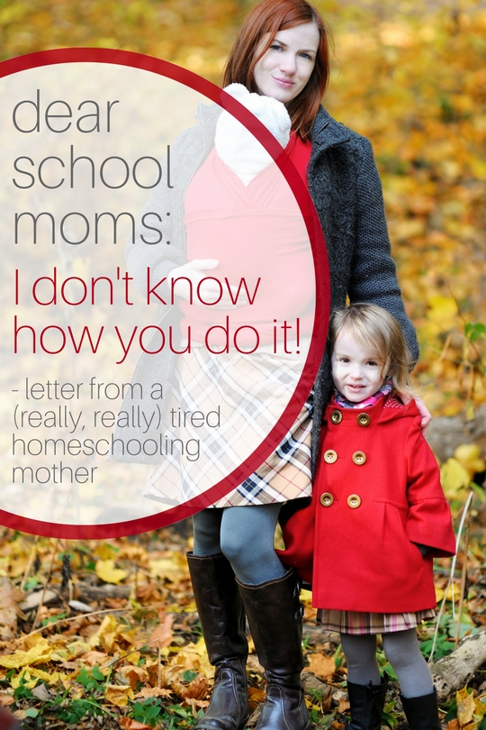 As a homeschooling mom, I always hear "I could never do that!" But honestly? I think you're amazing too.