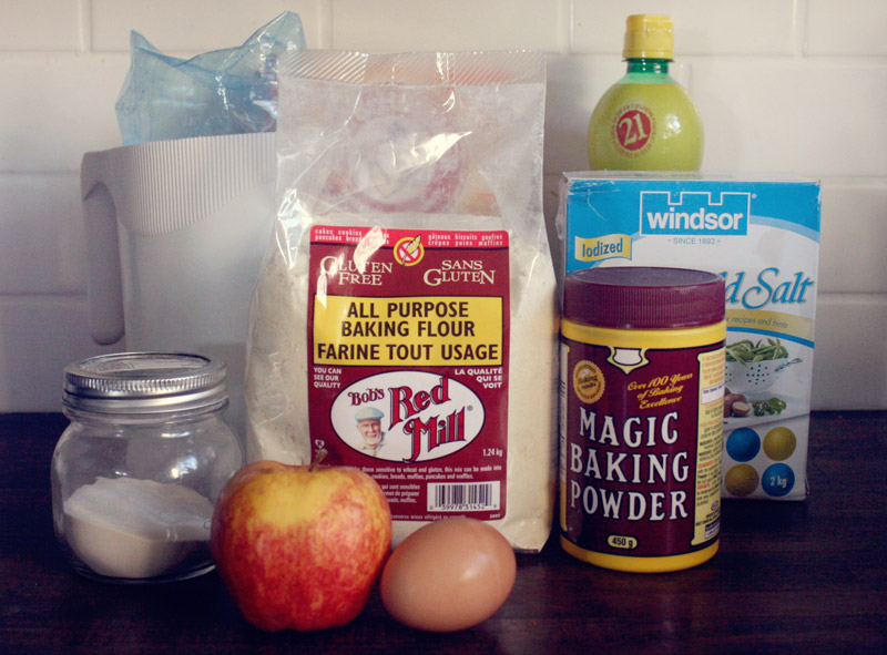 Ingredients for our Gluten-Free Waffles