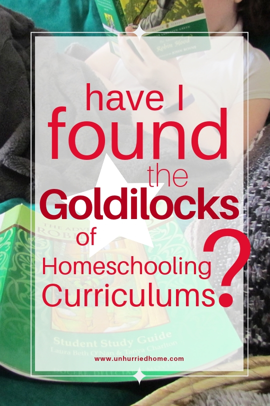Have I found the Goldilocks of Homeschooling Curriculums? #homeschool #homeschooling #unhurriedhome #classical #curriculum #gradeone #juniorkindergarten #gradesix #homeeducation 